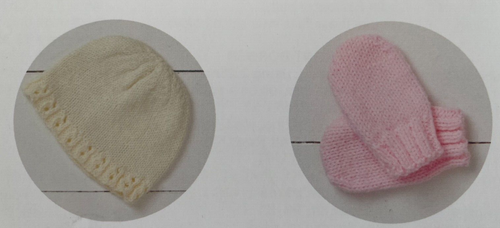 Baby girls cardigan mittens + hat KNITTING PATTERN V round neck Stylecraft 9481 - Bild 3 von 7