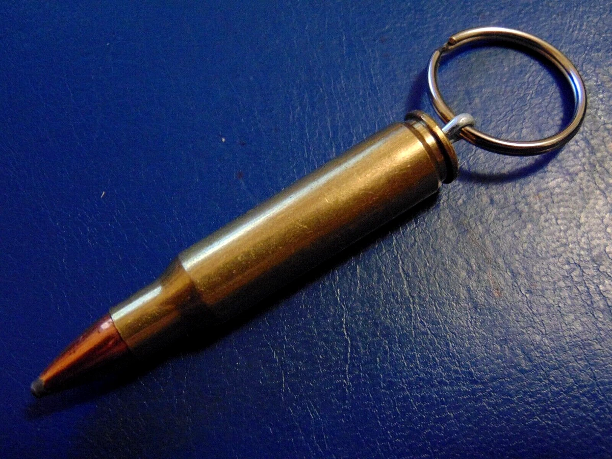 Bullet Designs 223 rifle bullet key ring / metal retro creative shape  texture key chain - Shop Bullet Designs Keychains - Pinkoi