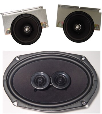 1976 Cadillac Convertible Dash & Rear Speaker For Modern Stereo  4 ohm