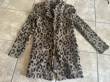 Rachel Zoe S Wool Blend Animal Print Jacket 