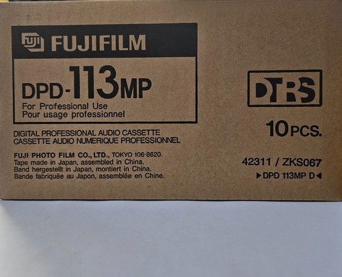FUJIFILM DPD-113MP - DTRS DIGITAL PROFESSIONAL AUDIO CASSETTE - 1 PACK x 10 UNIT - Afbeelding 2 van 6