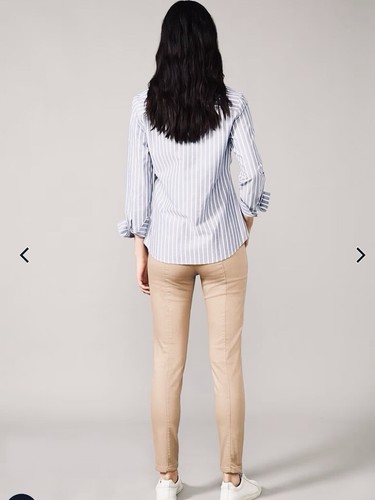 £59 • PHASE EIGHT • Stone Amina Seamed Jegging Sz 8-10 UK. BNWT. L28” - Picture 3 of 7