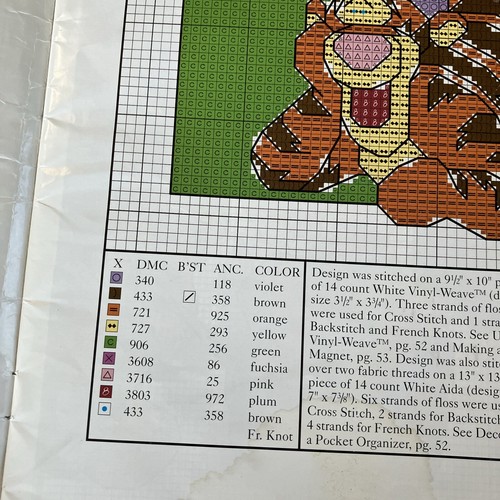 Leisure Arts Disney Home Growing Up With Pooh Cross Stitch Pattern Booklet 3343 - Picture 10 of 11