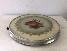 Alte Tortenplatte Kuchenplatte Rosendekor Shabby Vintage Landhaus Garten Deko