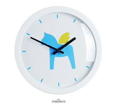 Modern Art Design Round Wall Clock Unique Retro Home Decor Interior - Hobbyhorse