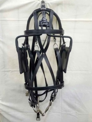 Brand New Amish Made Granite Brahma Webb Buggy Style Driving Bridle HORSE SIZE