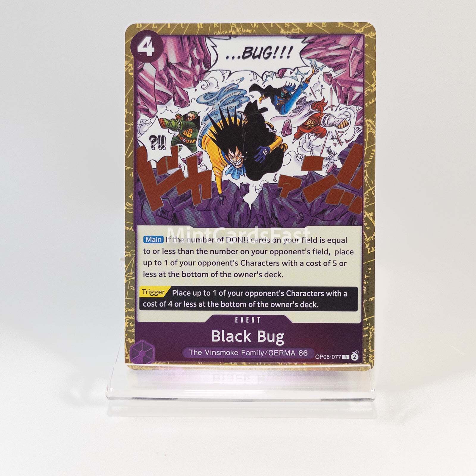 OP06-077 Black Bug English One Piece Card Game
