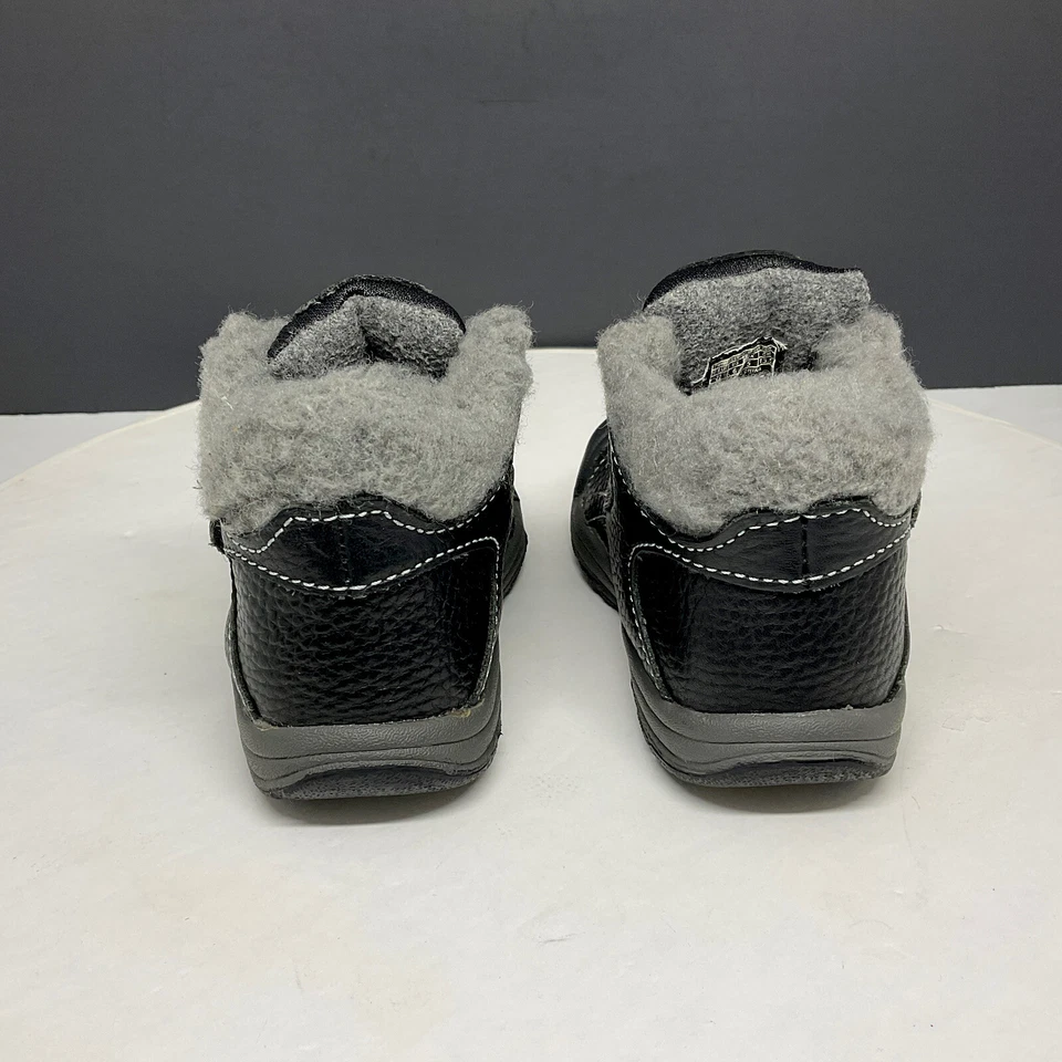 Botas Keen Niños 6 Niños Pequeños Kootenay Cuero Negro Botín de Invierno 1011703 Foto 3 de 4