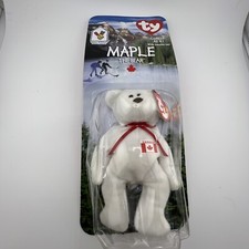 3B Ty McDonalds Teenie Beanie 1999 Maple The Bear Original packaging 