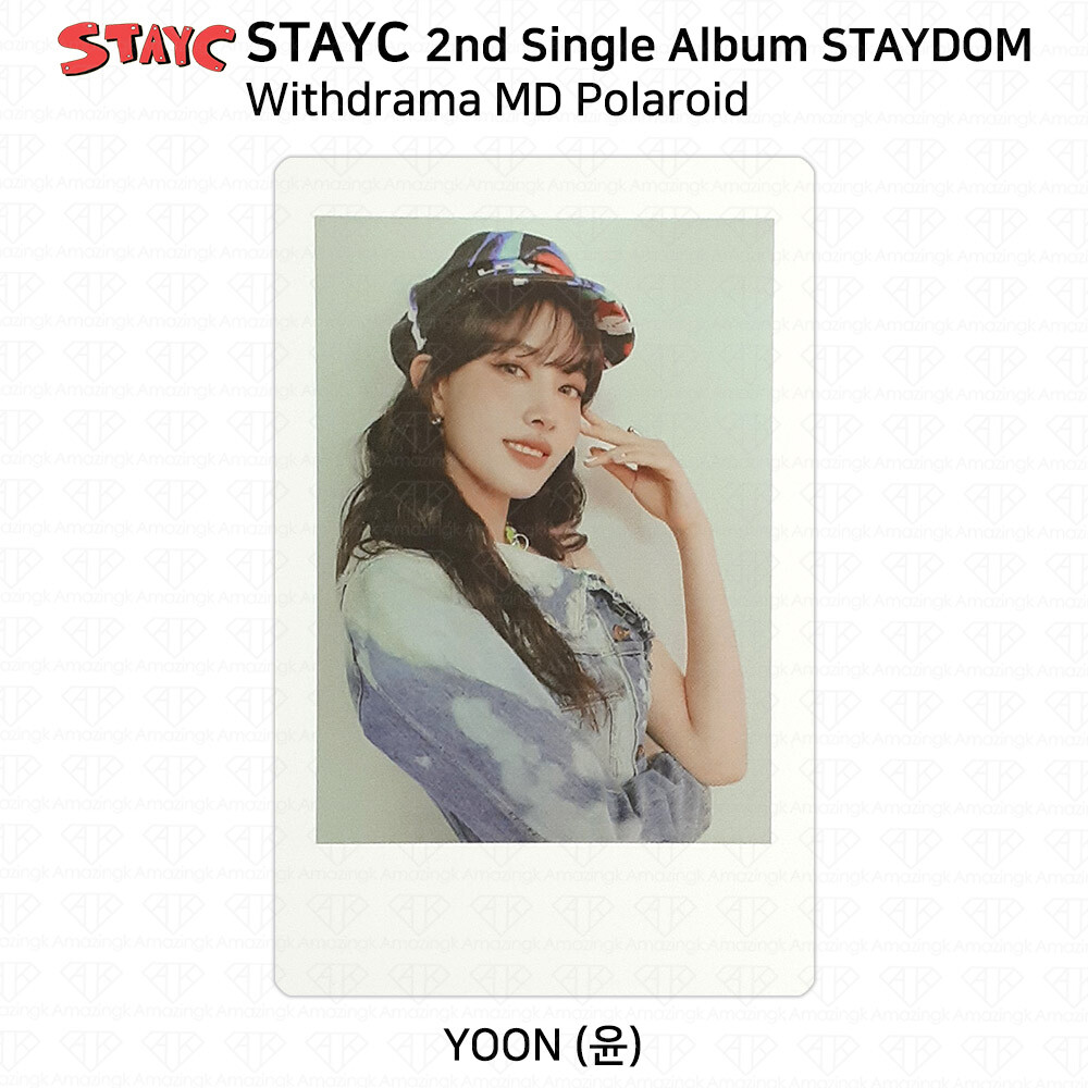 StayC ASAP Staydom Official MD Deco Polaroid Photocard Sticker Set