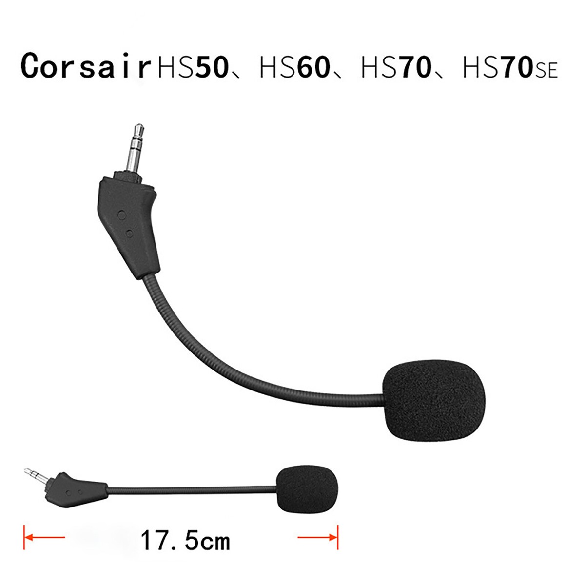 Microphone for Corsair HS50 Pro HS60 HS70 Game Headset Microphone Game Mic  | eBay UK
