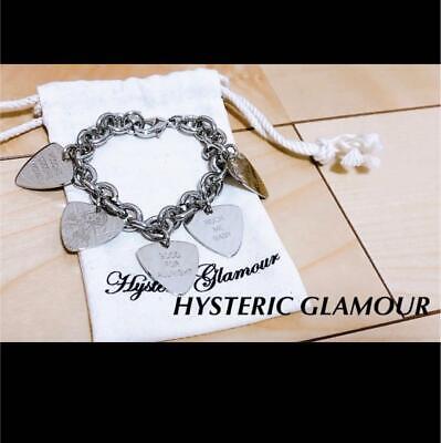 HYSTERIC GLAMOUR HYSTERIC ON SKULL PICK Brass Silver Bracelet FREE SIZE  JAPAN | eBay