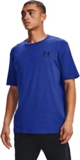Under Armour Men's Sportstyle Left Chest Short Sleeve T-Shirt Size S Blue
