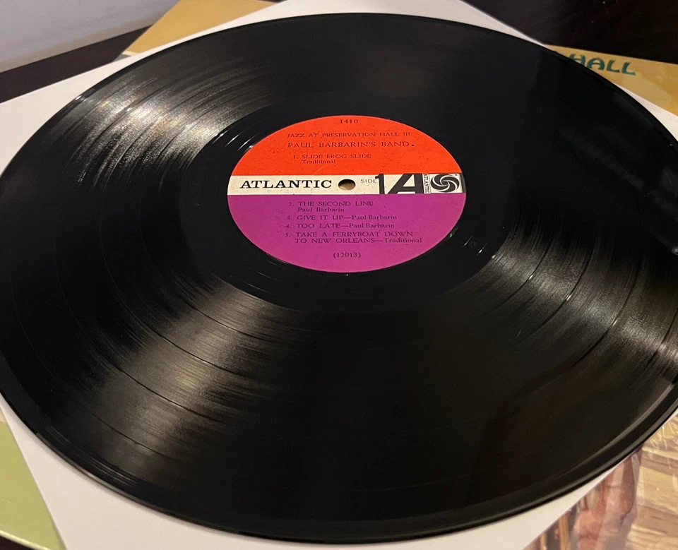 Jazz At Preservation Hall - Barbarin & Punch Miller - 12" Vinyl Record LP - VG+ - Image 3 of 3