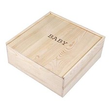 Natural Pine Keepsake Box Baby