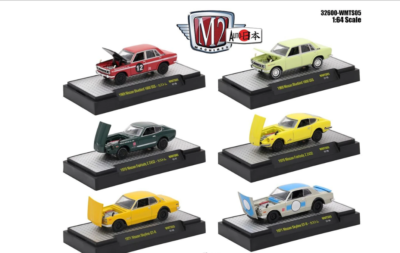 M2 Machines AUTO-日本　ミニカー1/64 6台セット M2 Machines First Release Auto-Japan Walmart 1:64 Complete Set