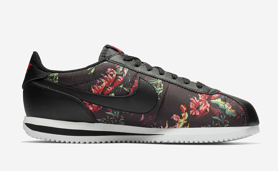men's nike cortez basic floral casual shoes