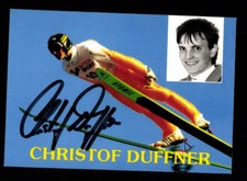 Christof Duffner Autogrammkarte Original Signiert Skispringen + A 211104