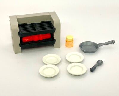 Playmobil 9318 Family Fun Camping Adventure BBQ Pit Accessories Replacement Part