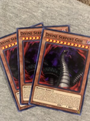 3 x Divine Serpent Geh - DLCS-EN142 - Common - 1st Edition Near Mint, English | eBay 3 x Divine Serpent Geh - DLCS-EN142 - Common - 1st Edition Near Mint, English | eBay