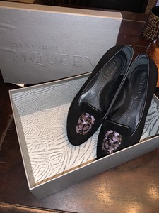 alexander mcqueen skull flats