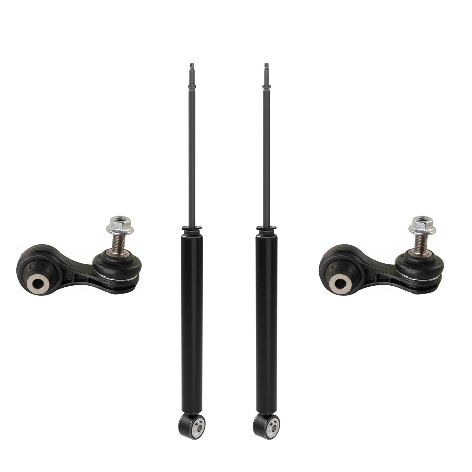 Rear Shock Absorbers & Sway Bar End Links Kit 4 PCS Set for 16-21 Honda Civic