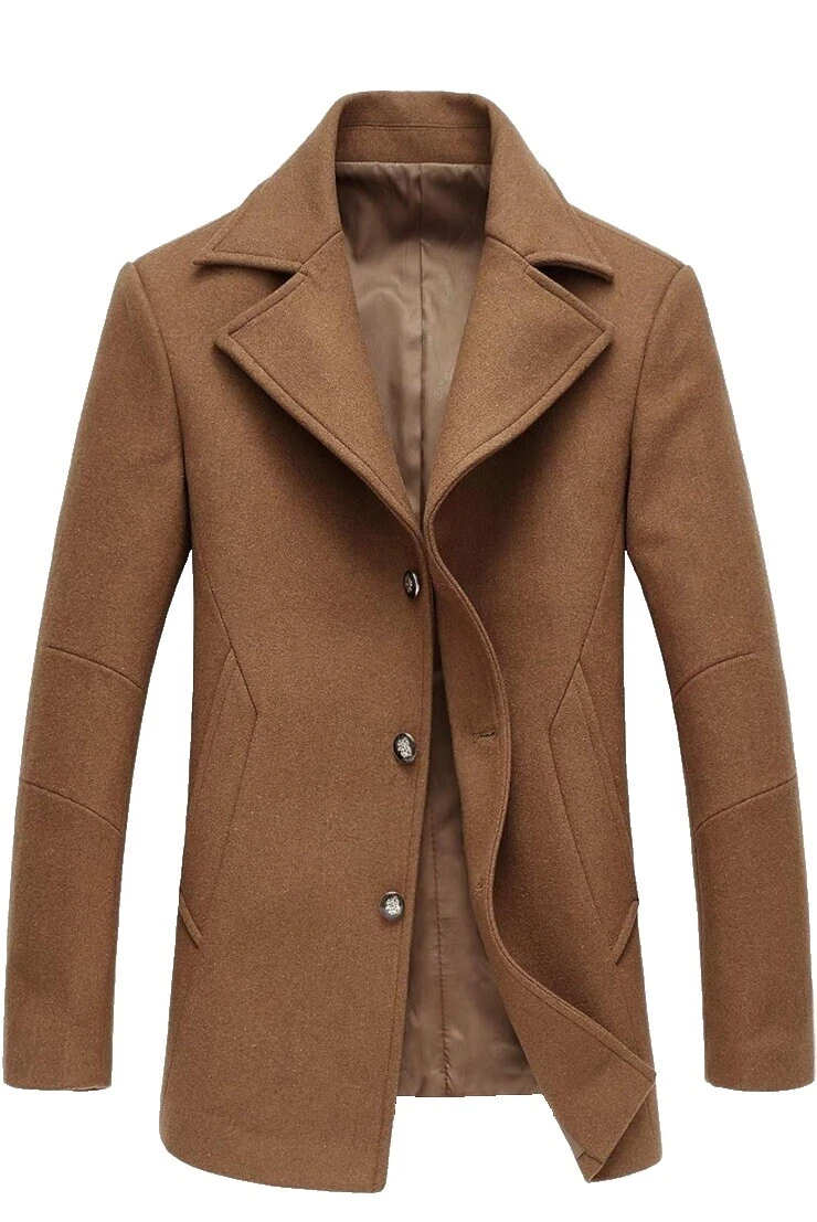 Chaquetón Marrón abrigos, chaquetas y chalecos para hombres