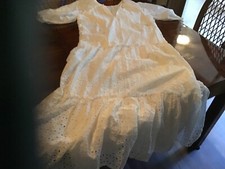 SHEIN White Lace Maxi Lined Dress Size M