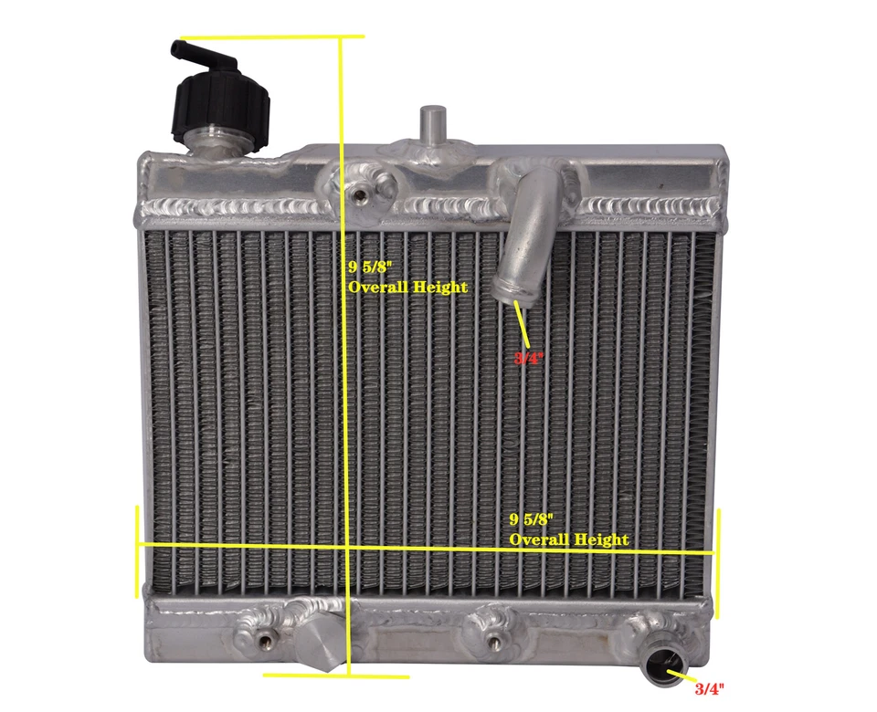 For 2014-2016 2015 KTM Freeride 250R / 350 Full Aluminum Radiator Foto 3 de 4