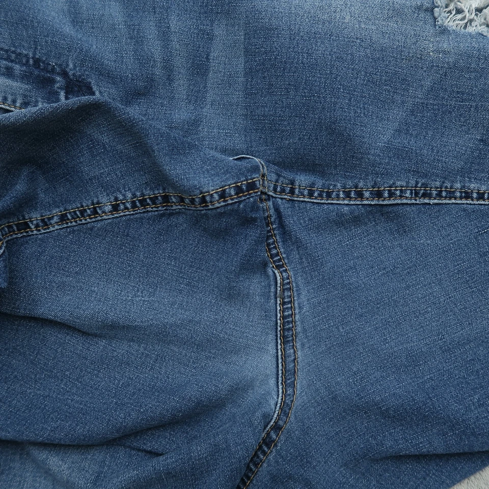 Almost Famous Jeans Women's 18 Mid-Rise Skinny Pants 36x28.5-Measured Distressed - Image 2 of 4