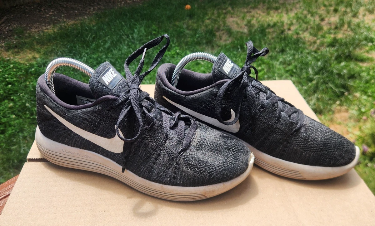 Nike LunarEpic Flyknit Shoes Mens 9 Black Road Running Athletic Workout Sneakers Nike Men main image 4