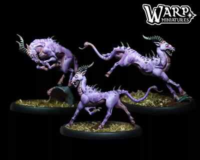 Stachelbiester der Ausschweifung (3x) | Age of Fantasy Dämonen | Warp Miniatures