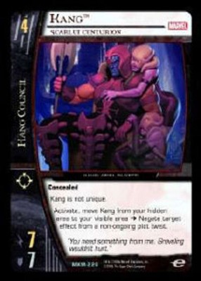VS System: Kang, Scarlet Centurion - Foil [Played] Marvel X-Men TCG CCG Classic 