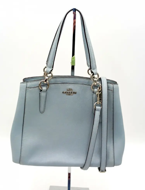 Coach Minetta Small Light Blue Tote/Crossbody Bag | eBay
