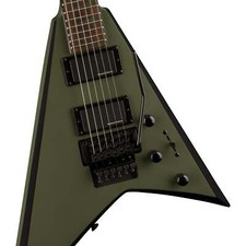 Jackson X Series Rhoads RRX24 Guitar - Matte Army Drab with Black Bevels