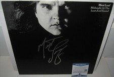 MEAT LOAF SIGNED MIDNIGHT AT THE LOST AND FOUND ALBUM AUTOGRAPH BECKETT CERT 