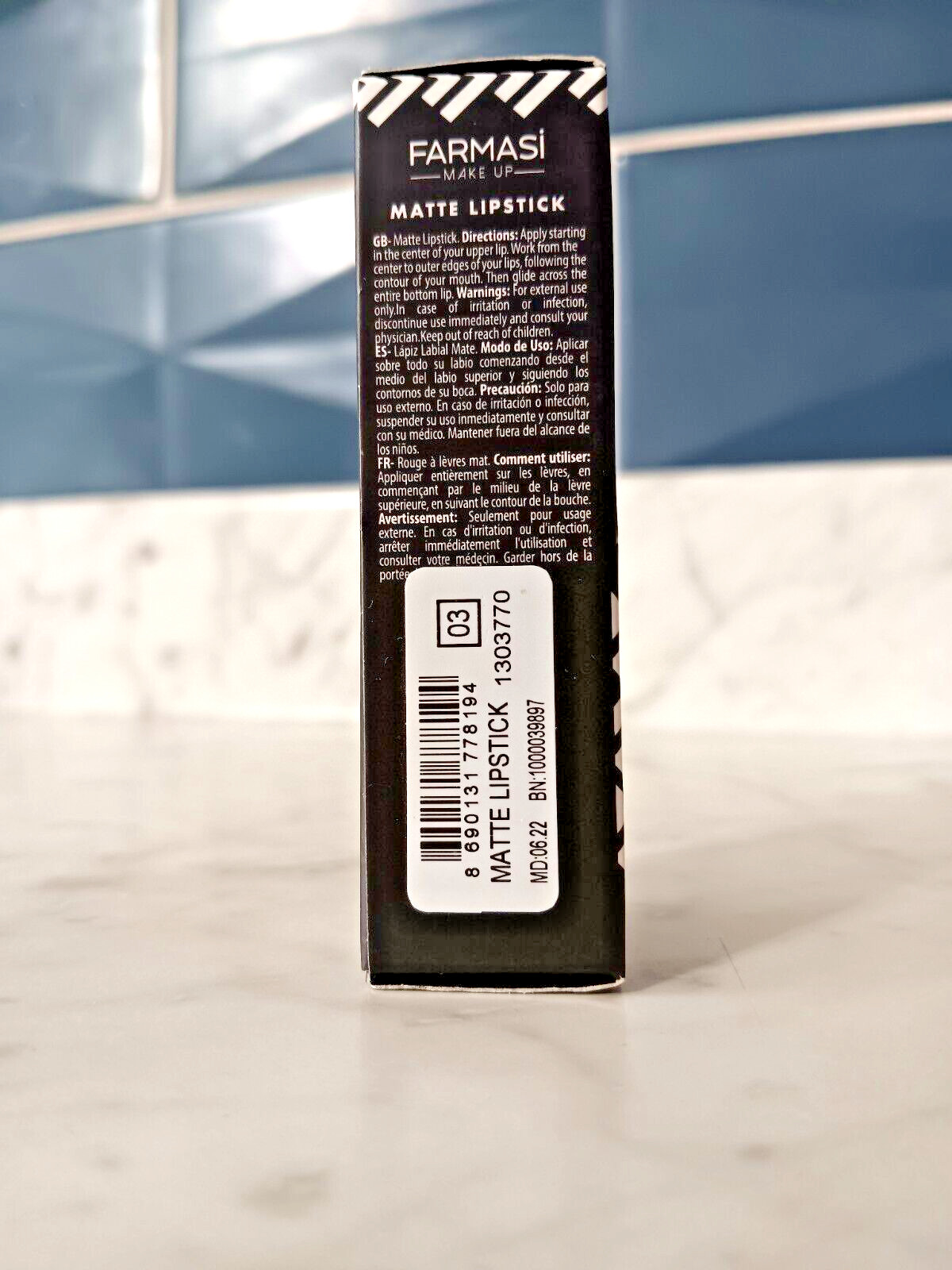 FARMASI MATTE LIPSTICK #03 *Color name unknown*