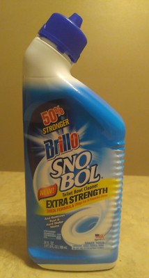 sno bol 24 ounce toilet bowl cleaner extra strength 50% stronger 
