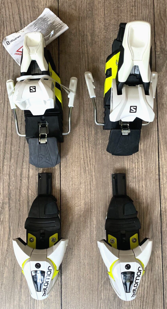 Salomon XT 12 Ski bindings din - 4/12 white-yellow | eBay