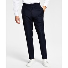 Alfani Men's Slim-Fit Navy Tuxedo Pants Navy B4HP 135