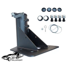12" - 17" Adjustable Fifth (5th) Wheel For Camper RV Adapter Hitch to Gooseneck