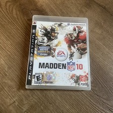 Madden NFL 10 (Sony PlayStation 3, PS3, 2009) Video Game Football Sports Rated E
