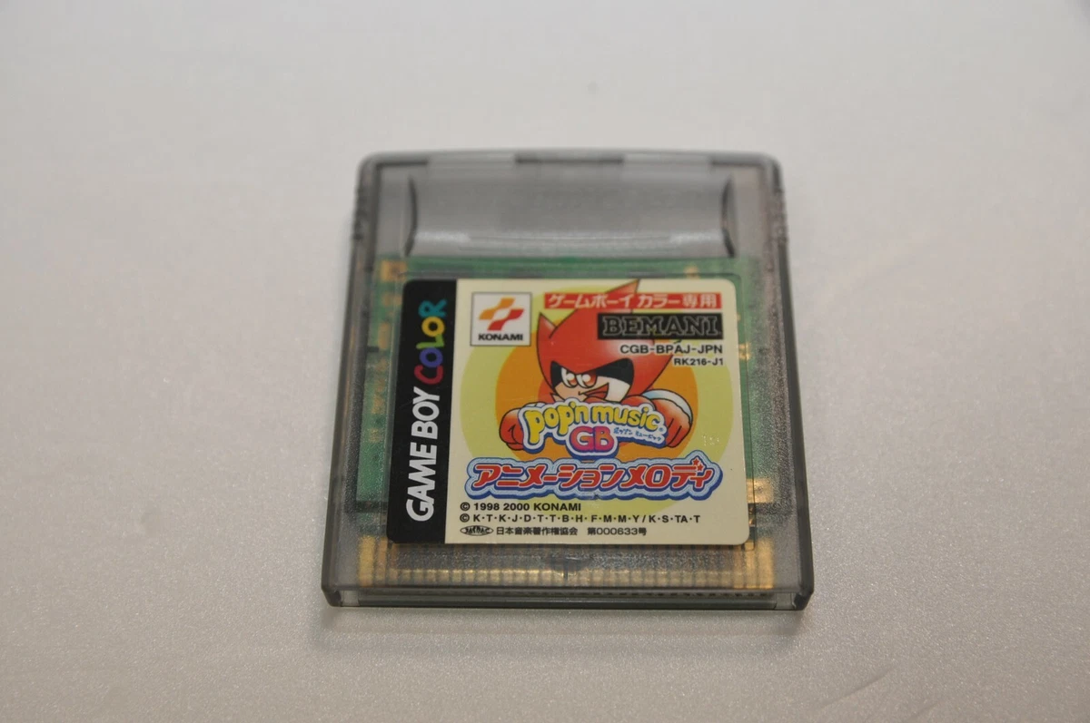 Gameboy Pop'N Music Gb Animation Melody No Box Only Cartridge