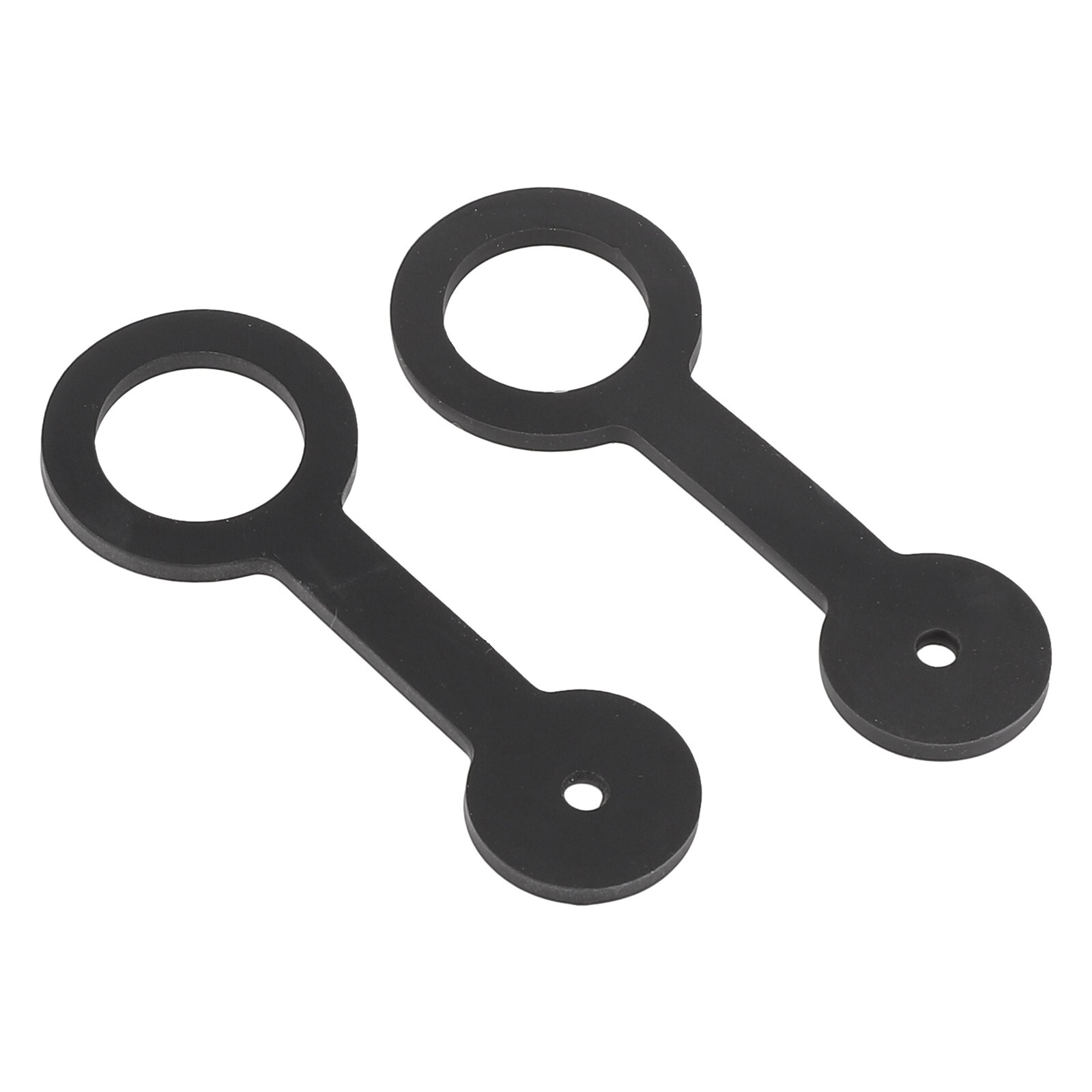 Durable RV Shower Door Travel Latch Strap Black Rubber Easy Replacement