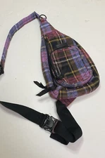 Vera Bradley Mini Sling Backpack Cozy Plaid