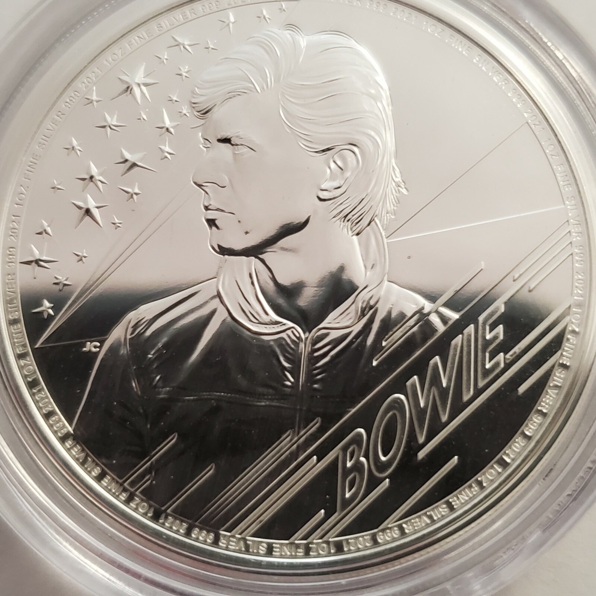 Buy 2021 Coin 1 oz .999 silver David Bowie Great Britain Music