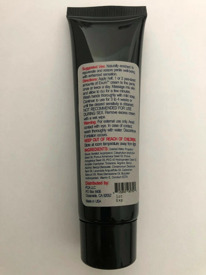 EXUM Cream - The Best Natural Penile Skin Care and Sensitivity Enhancing Cream - Image 2 of 3