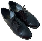 Hitchcock Men's Black Leather Dress Oxfords Lace Up Shoes 12US/46-47/EU 6E WIDE