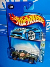 Hot Wheels 2003 Alt Terrain Series #191 Roll Cage Flat Green w/ OR5SPs