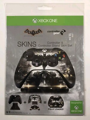 Xbox One Controller & Stand SKIN SET (Batman Arkham Knight) NEW,  Ships Today!